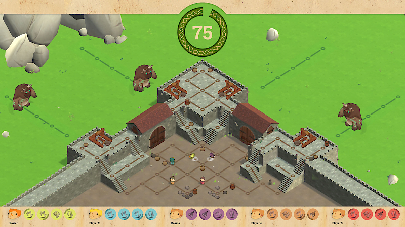 Team castle hustle an der stugan – game design