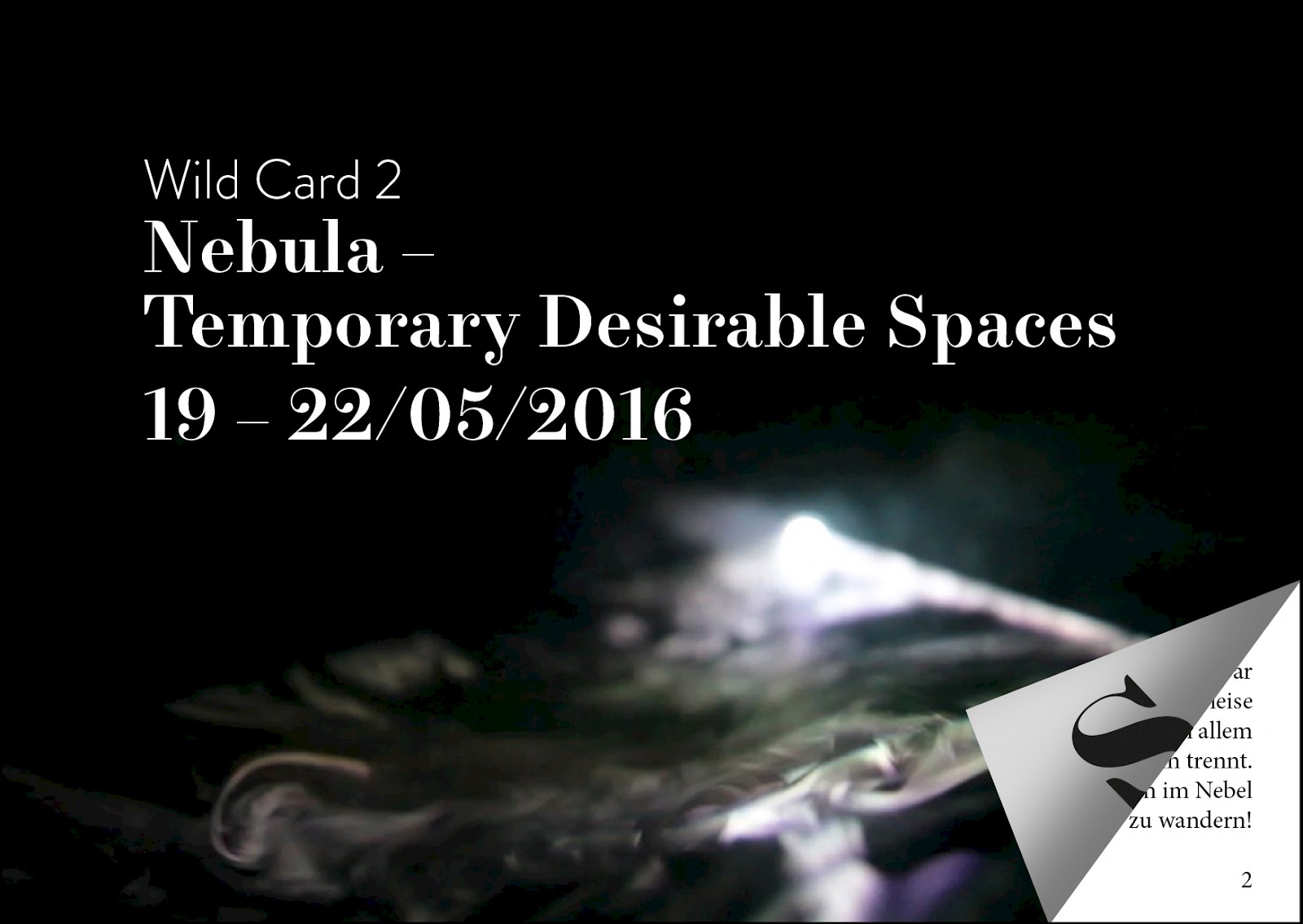 Wildcard 2 – Nebula im Strauhof