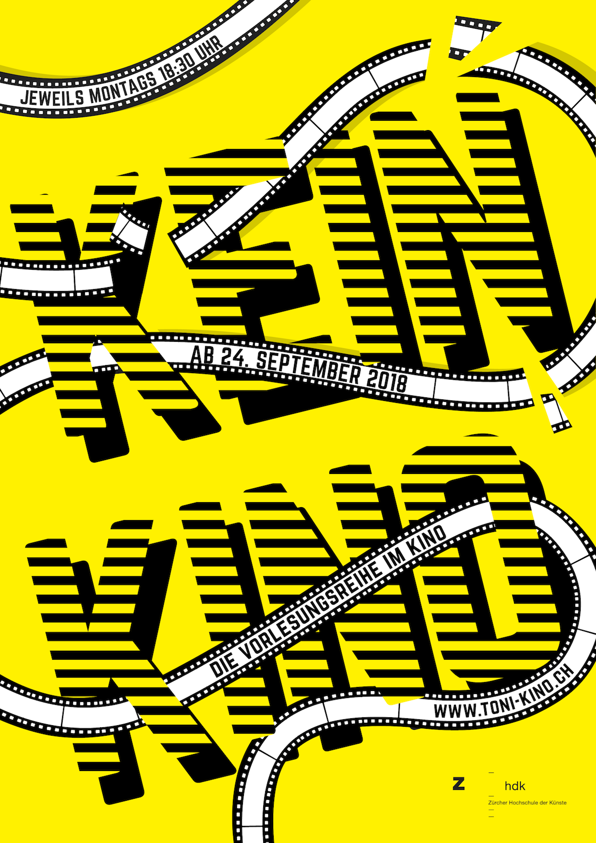 Kein Kino. Grafik Designer Mirko Leuenberger und David Lüthi. 15. Oktober 2018