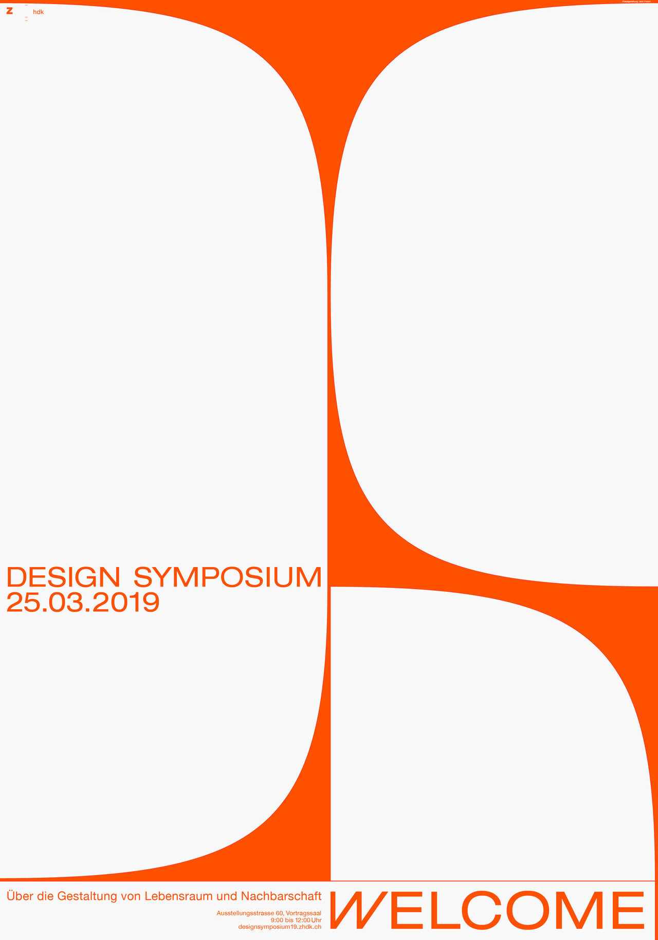 Design Symposium 2019: Welcome! Über die Gestaltung von Lebensraum und Nachbarschaft
