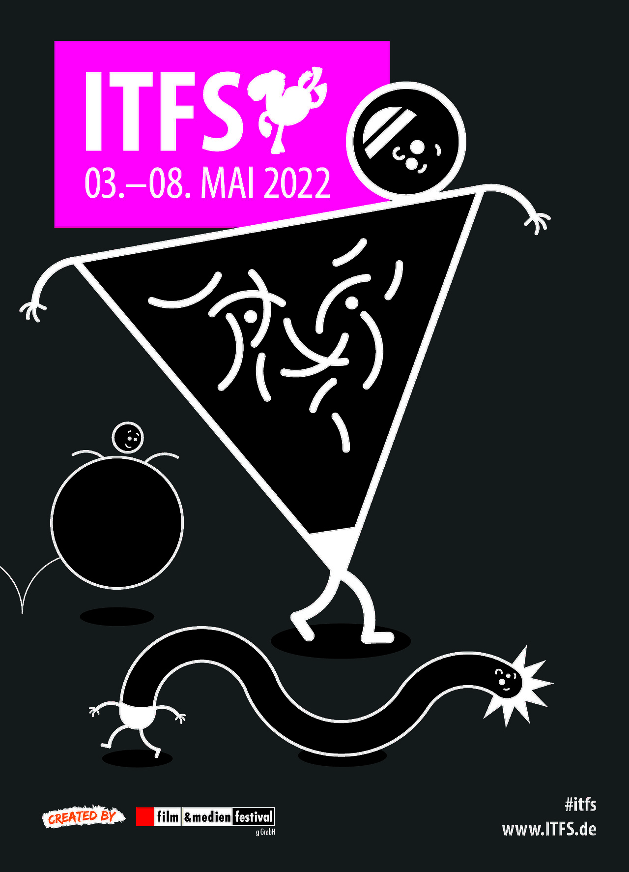 Keyvisual Internationales Trickfilmfestival Stuttgart.
