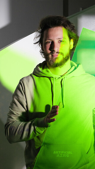 Porträt: Raphael Ammann. © ZHdK.