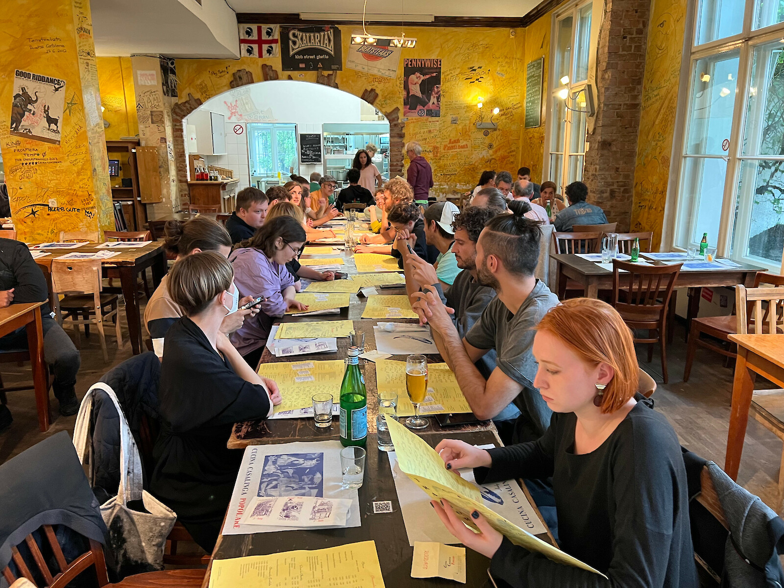 Abschlussessen in der Pizzaria «Il Due Forni». Foto: Flurin Fischer.