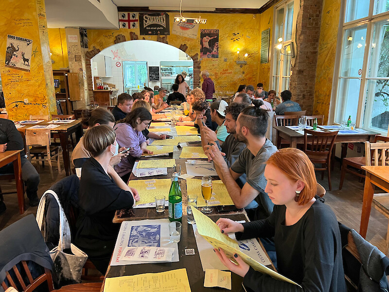 Abschlussessen in der Pizzaria «Il Due Forni». Foto: Flurin Fischer.