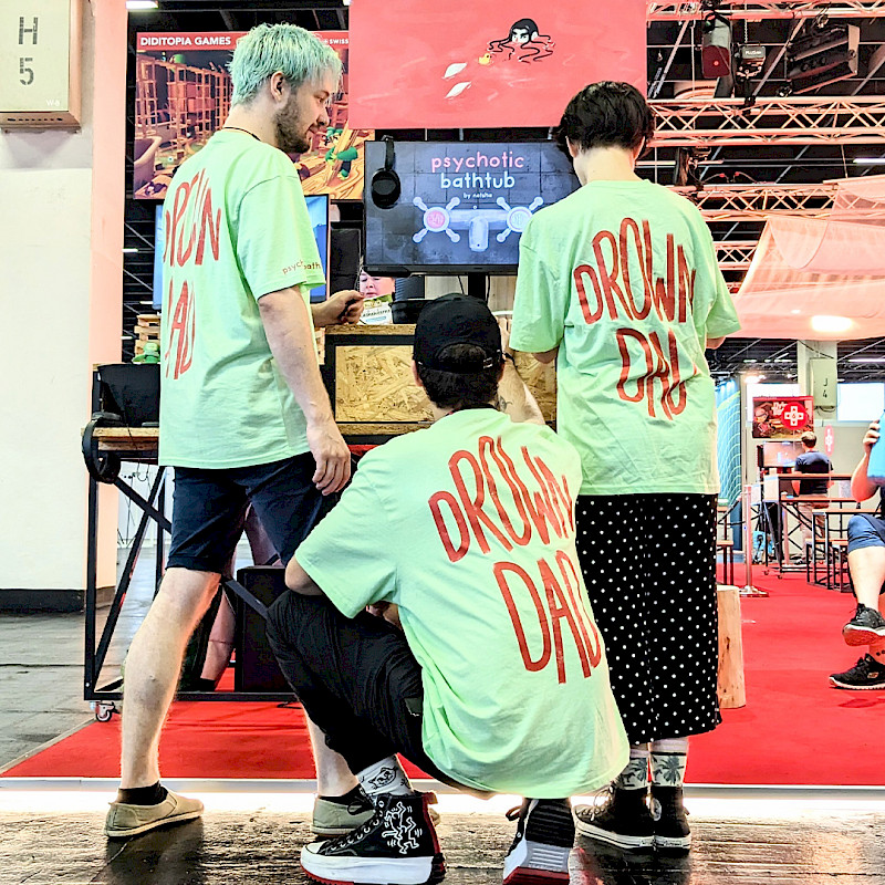 Absolvent:innen an der Gamescom 2023