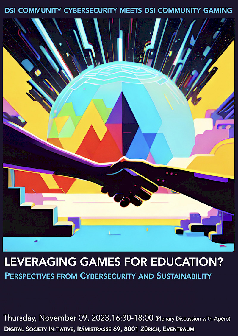 Paneldiskussion Leveraging Games for Education – Perspectives from Cybersecurity and Sustainability