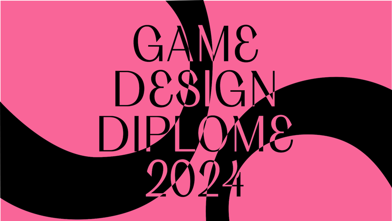 Keyvisual Diplomausstellung Game Design 2024.