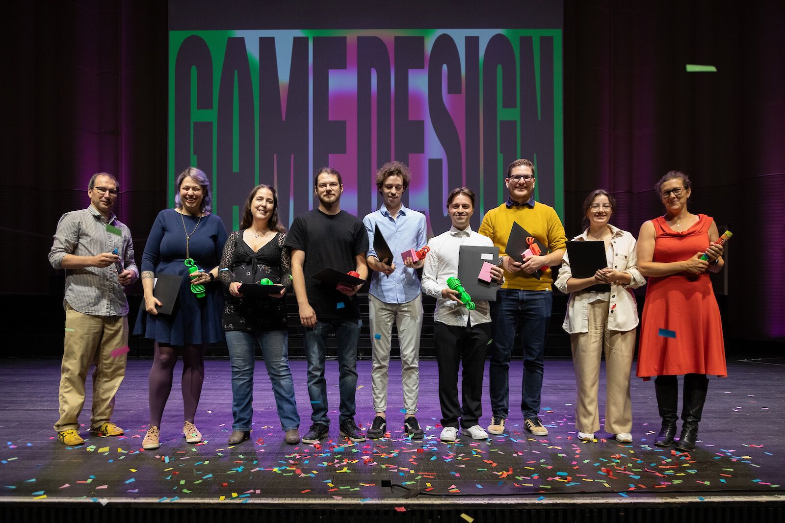 Diplomand:innen 2024. MA Major Game Design. Foto: David Jäggi. © ZHdK.