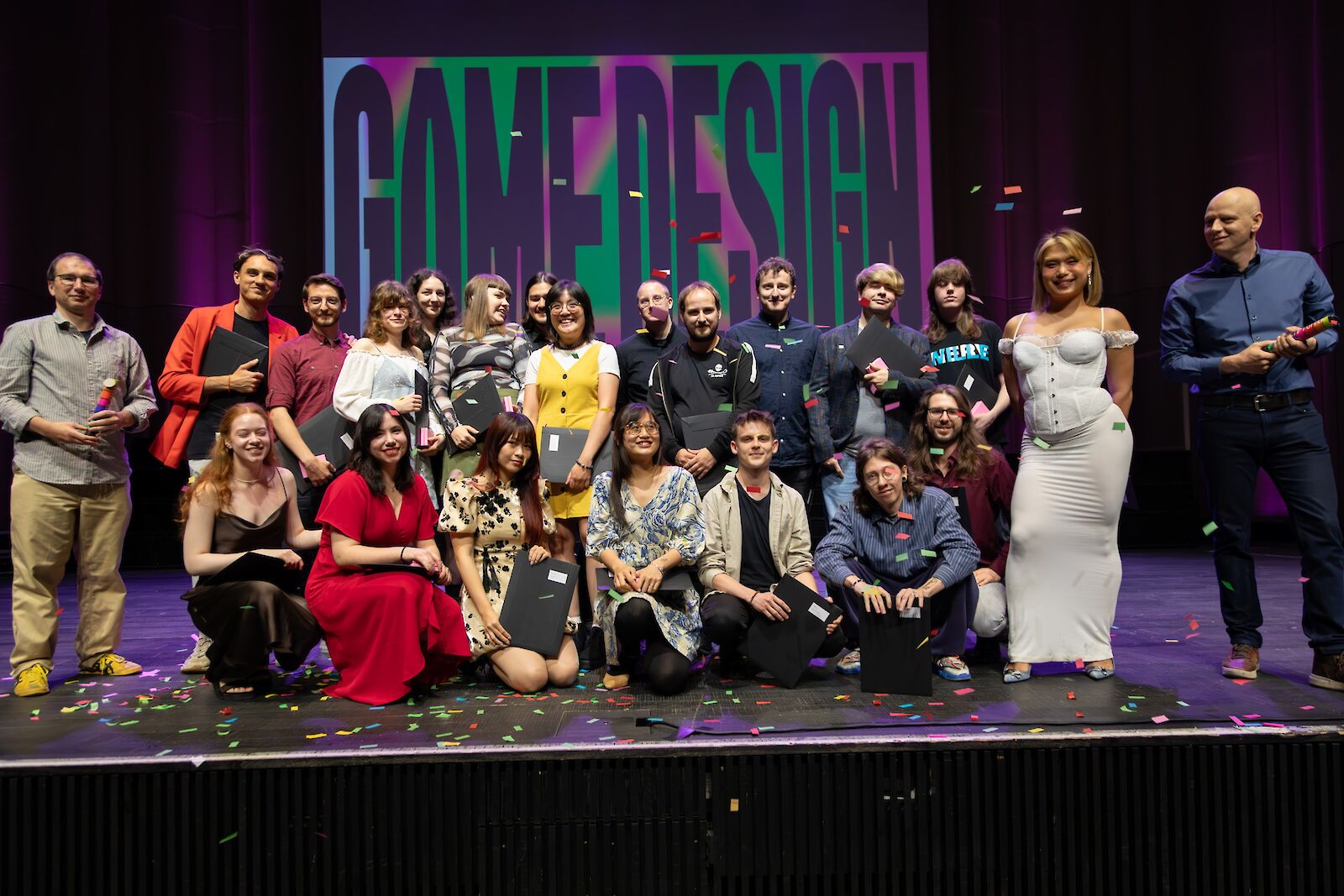 Diplomand:innen 2024. BA Major Game Design. Foto: David Jäggi. © ZHdK.