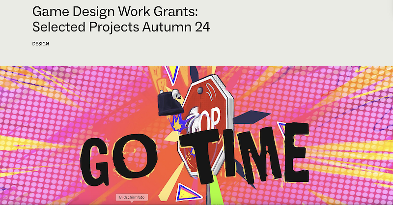 Game Design Work Grants der Schweizer Kulturstiftung Pro Helvetia. Absolvent:innen der Fachrichtung Game Design überzeugten.